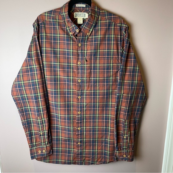 Duluth Beergarden Slim Fit Long Sleeve Shirt- Large Tall - Picture 2 of 13